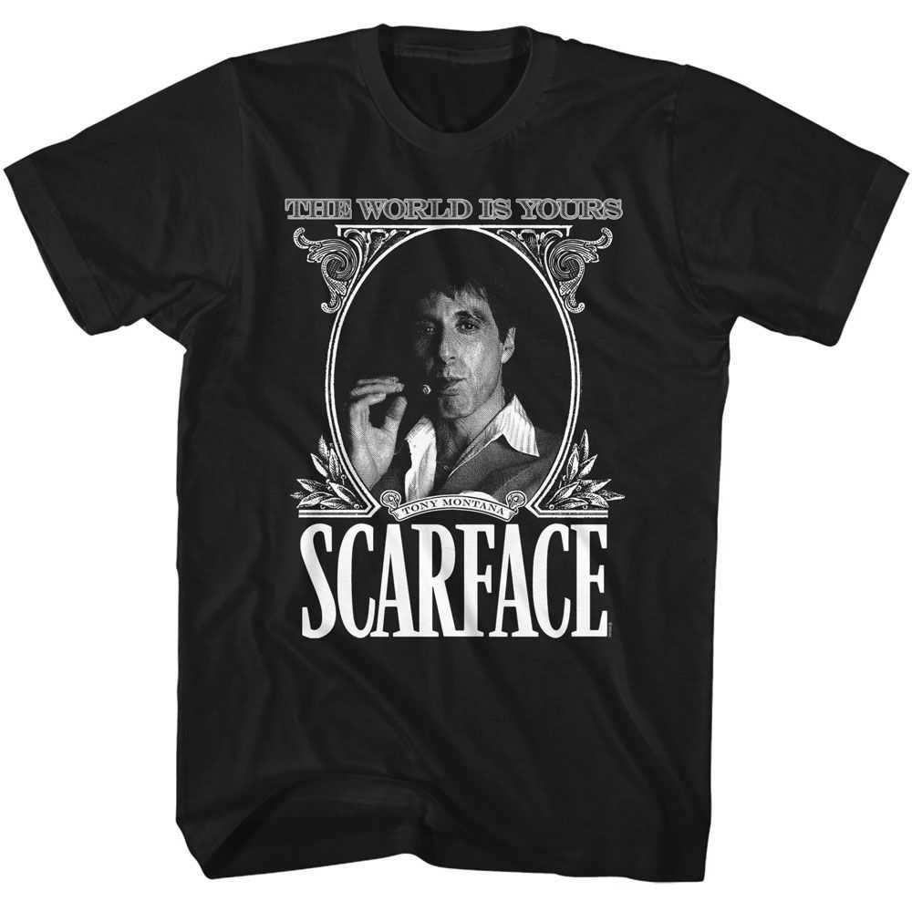 Scarface - SCARFACE WORLD IS MINE CURRENCY Adult Shirt