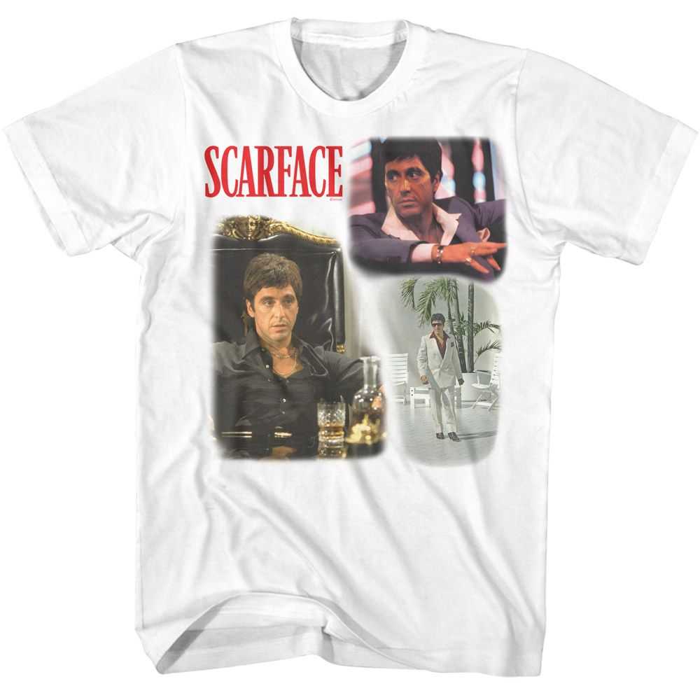 Scarface - SCARFACE WORLD IS YOURS COLLAGE COLOR Adult Shirt