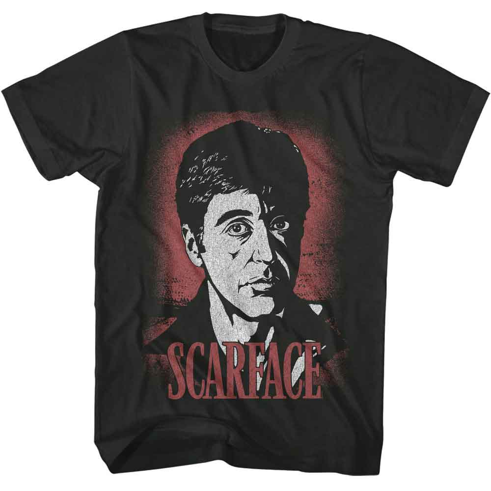 Scarface - SCARFACE FACE Adult Shirt