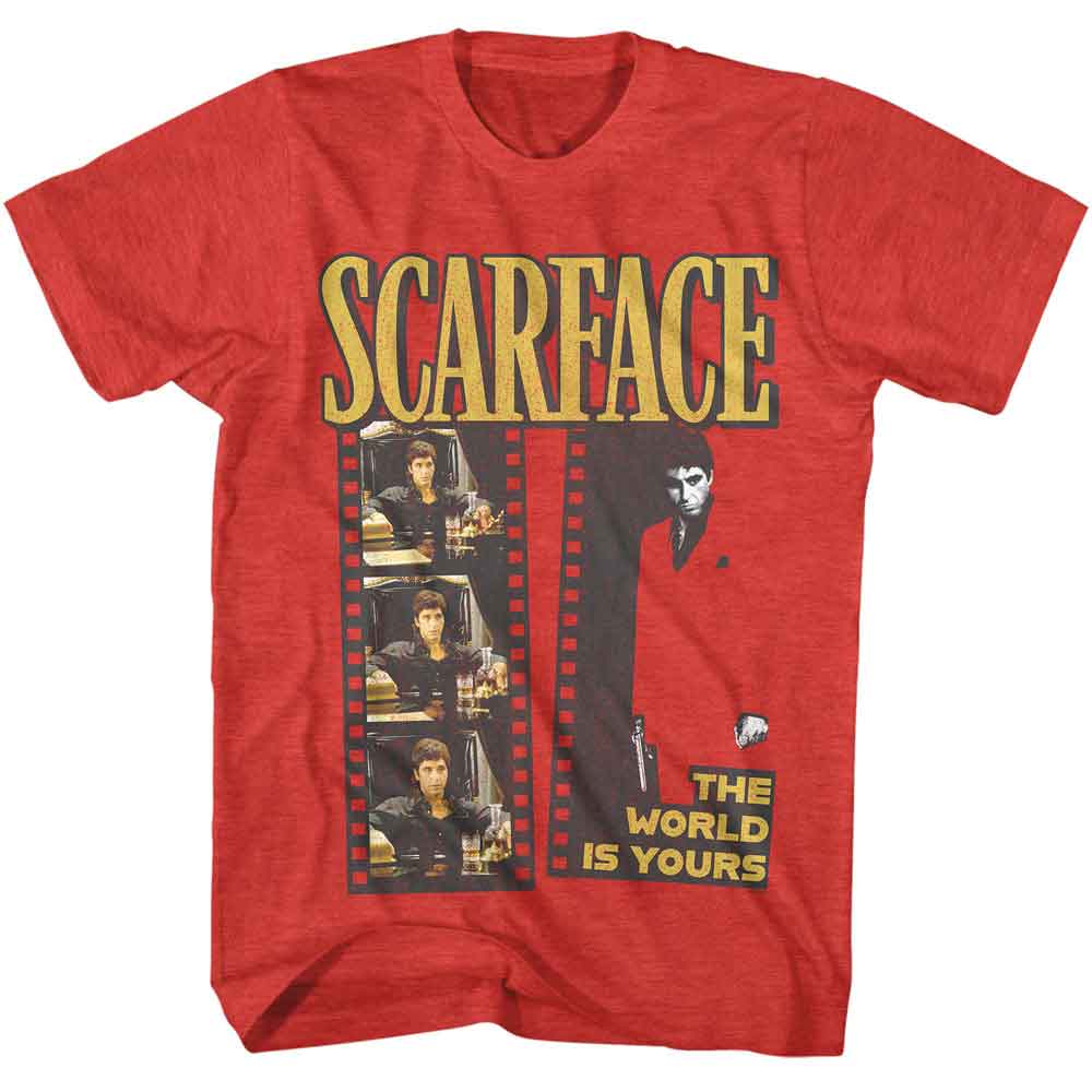 Scarface - SCARFACE FILM STRIP Adult Shirt