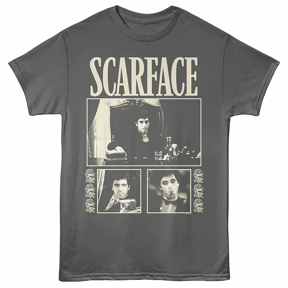 Scarface - SCARFACE 3 PHOTO ROSE ALT Adult Shirt