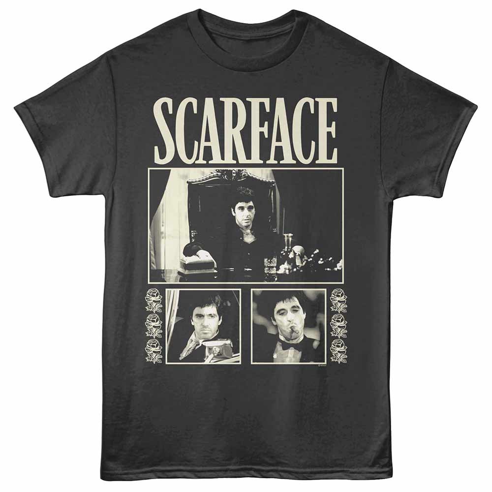 Scarface - SCARFACE 3 PHOTO ROSE ALT Adult Shirt