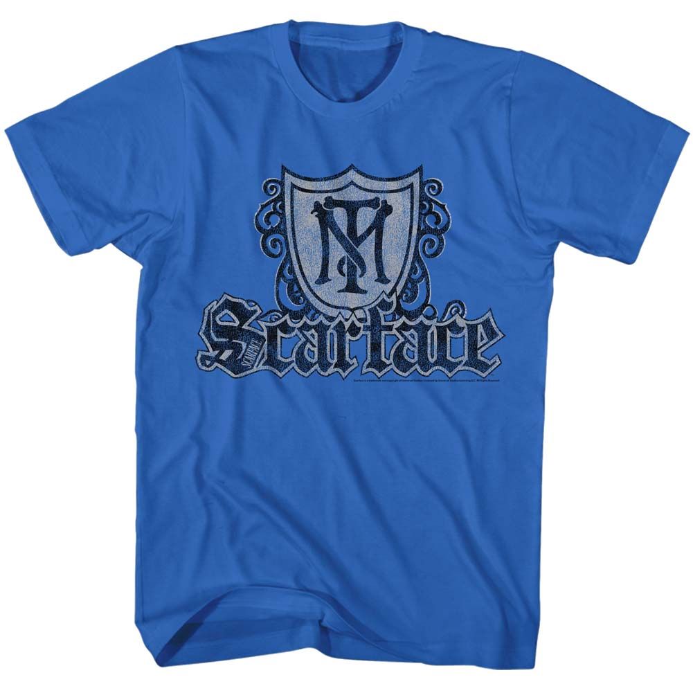 Scarface - SHIELD AND GUNS Adult Shirt