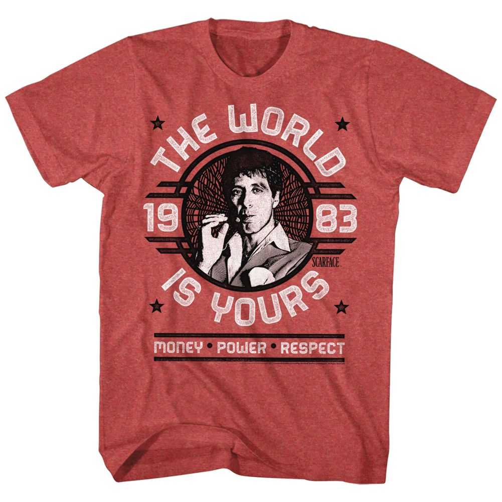 Scarface - WORLD IS YOURS EMBLEM Adult Shirt