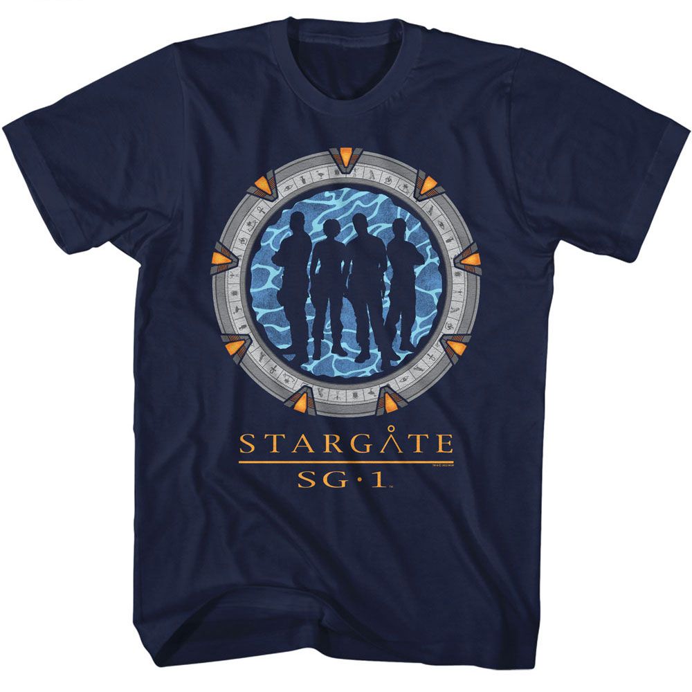Stargate - SILHOUETTE GATE Adult Shirt
