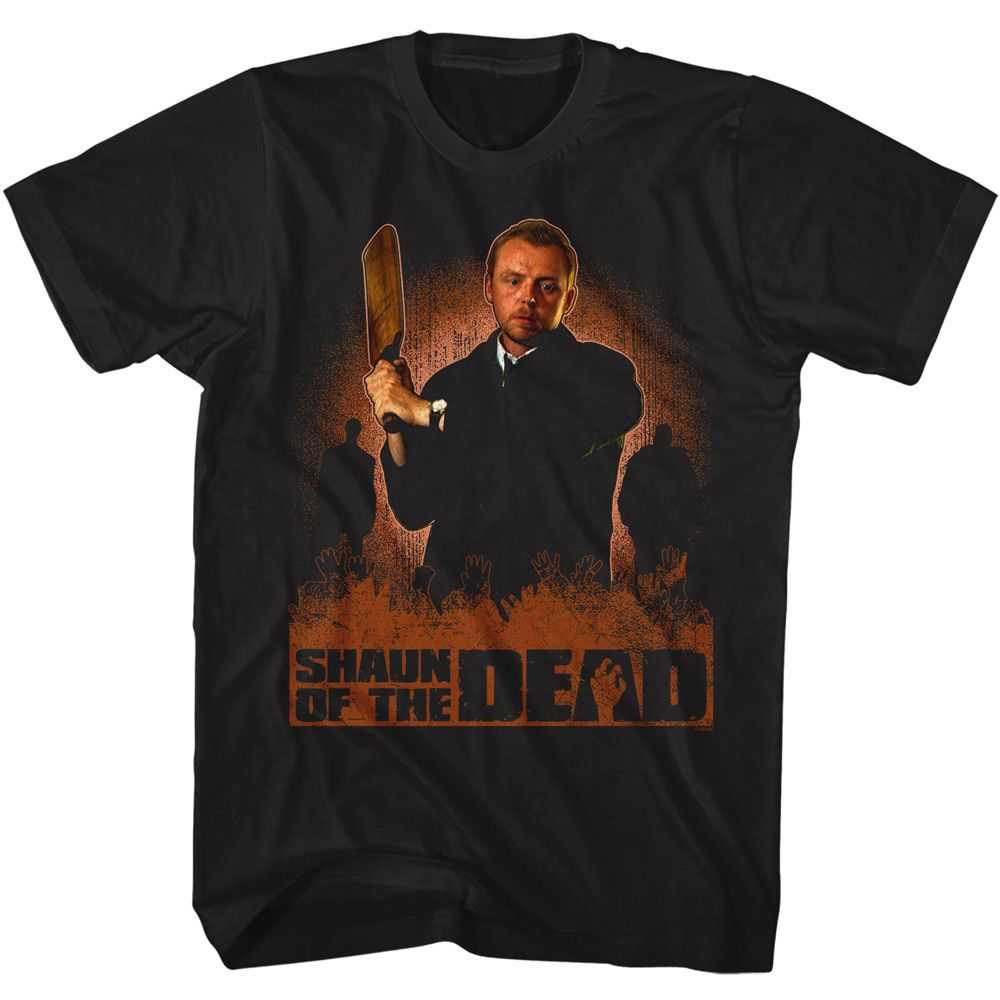 Shaun of The Dead - SHAUN CRICKET BAT Adult Shirt