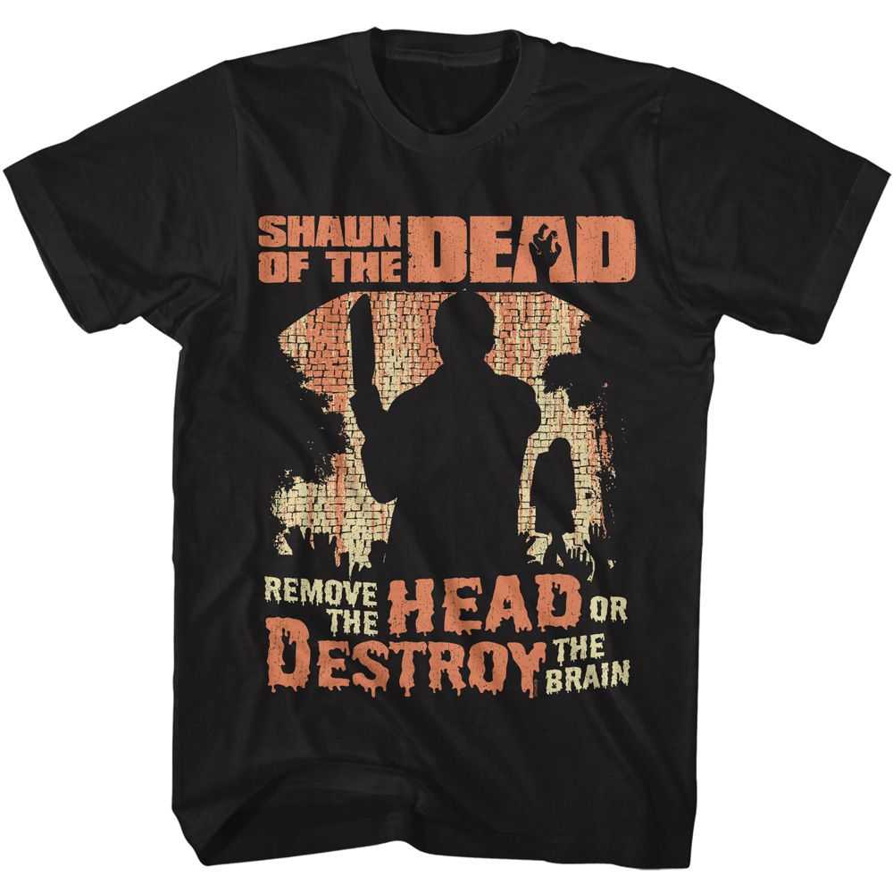 Shaun of The Dead - SHAUN OF THE DEAD REMOVE THE DEAD Adult Shirt