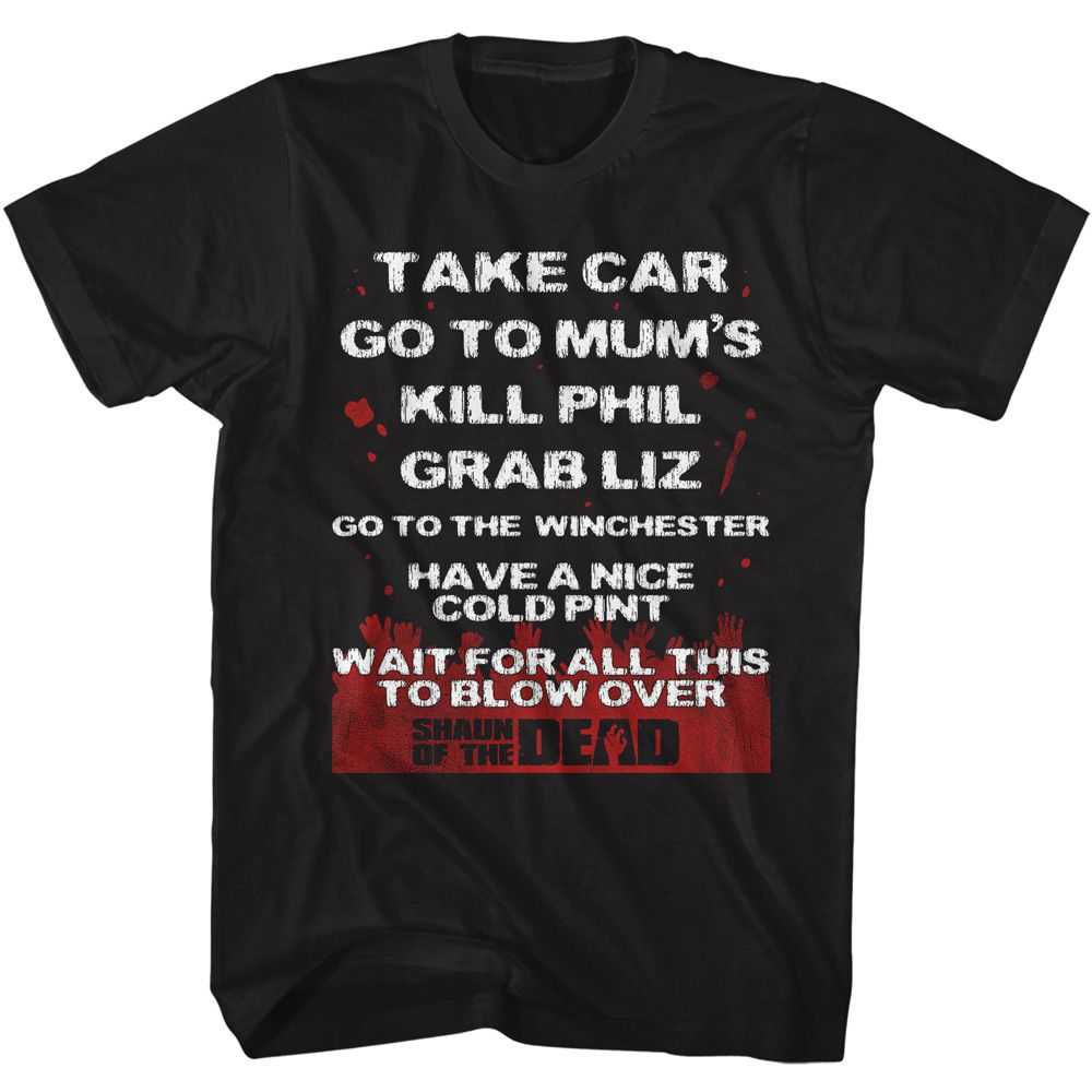 Shaun of The Dead - SHAUN OF THE DEAD TAKE CAR Adult Shirt