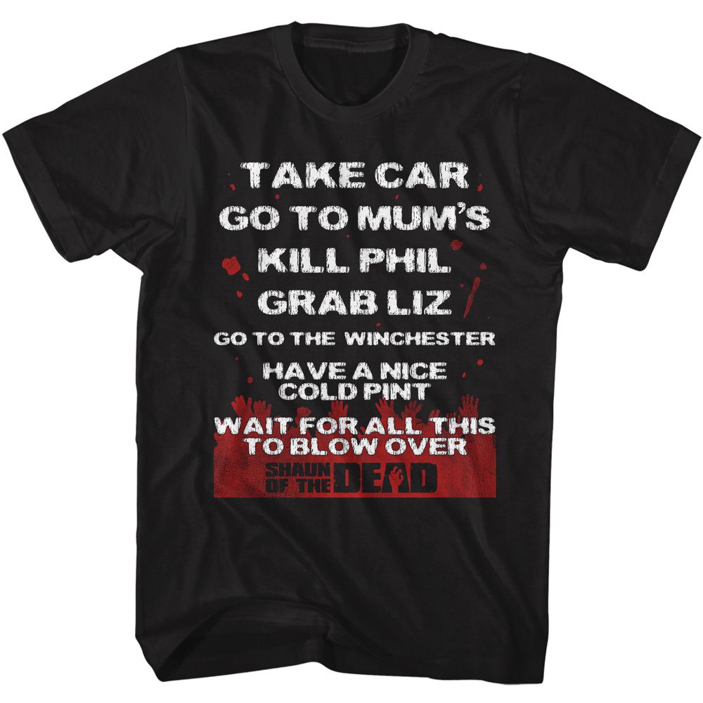 Shaun of The Dead - SHAUN OF THE DEAD TAKE CAR Adult Shirt