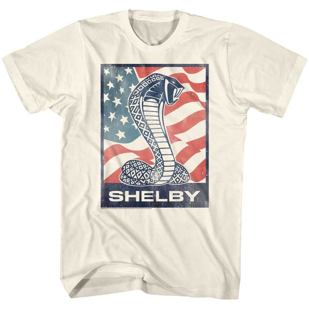 Carroll Shelby - FLAG SNAKE Adult Shirt
