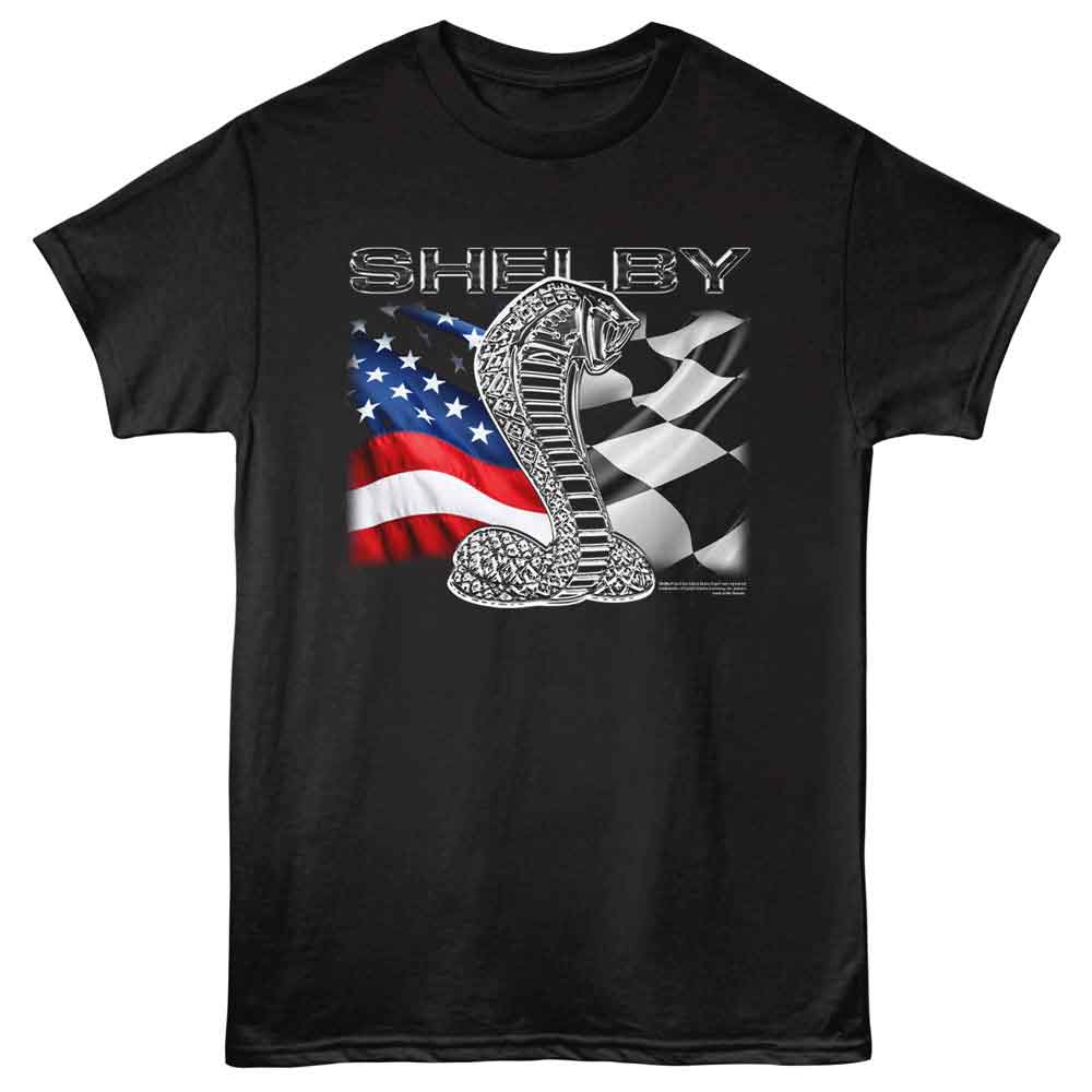 Carroll Shelby - CARROLL SHELBY CHROME SNAKE Adult Shirt