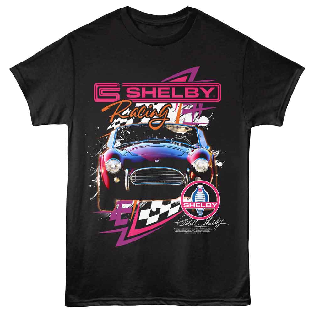 Carroll Shelby - CARROLL SHELBY GRAFFITI RACING Adult Shirt