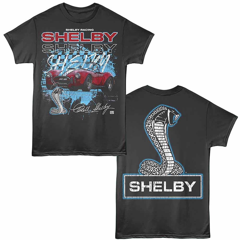 Carroll Shelby - CARROLL SHELBY SPLATTER COBRA Adult Shirt