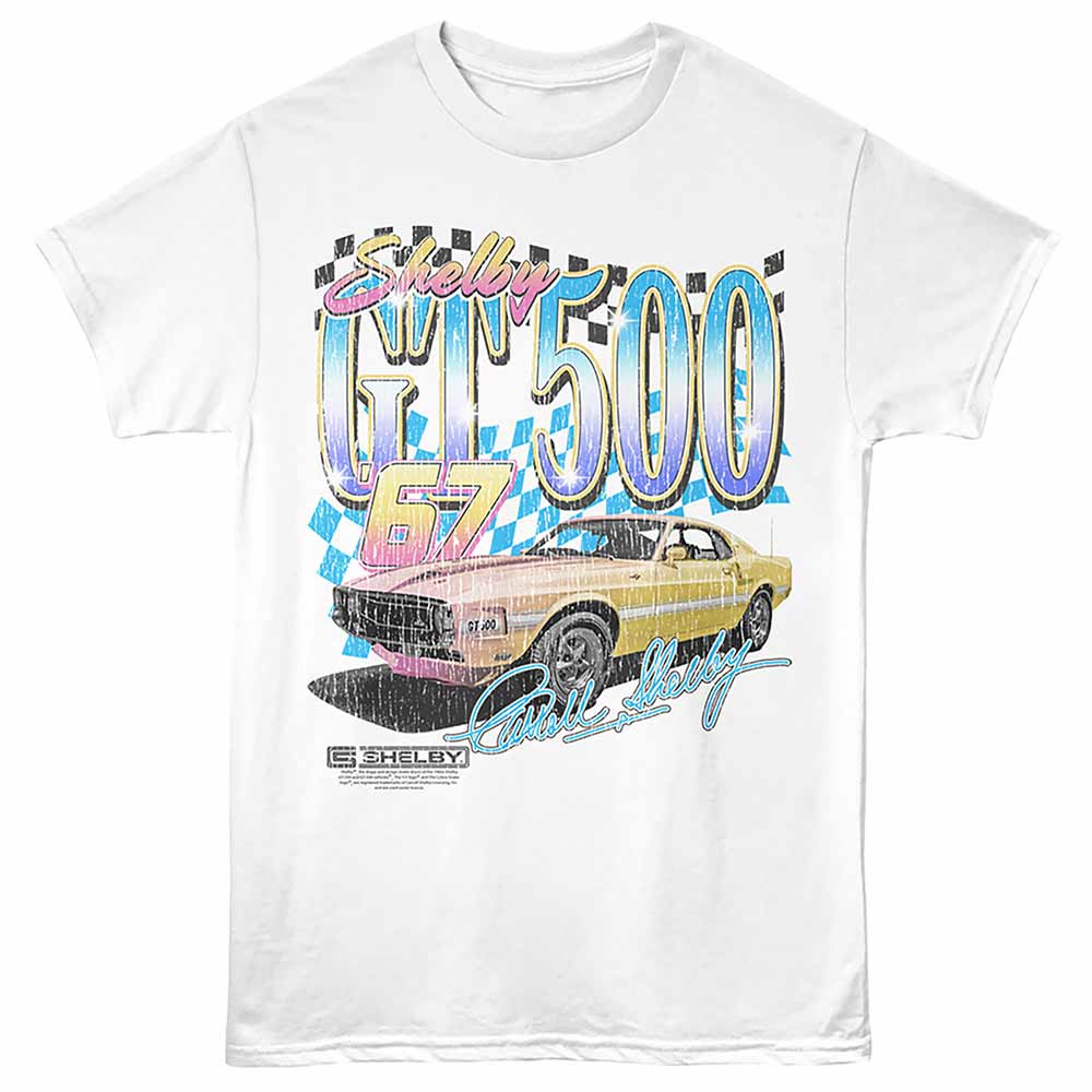 Carroll Shelby - CARROLL SHELBY GT 500 GRADIENT Adult Shirt