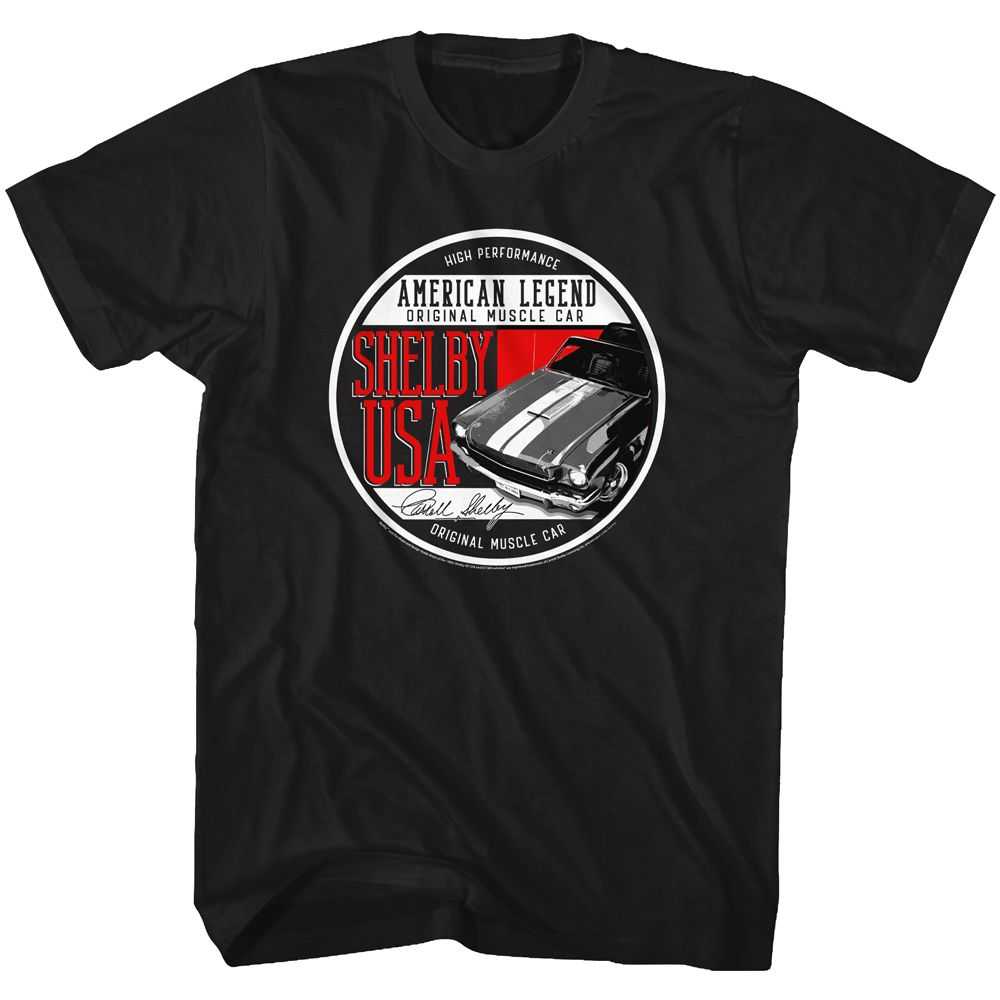 Carroll Shelby - CAR CIRCLE Adult Shirt