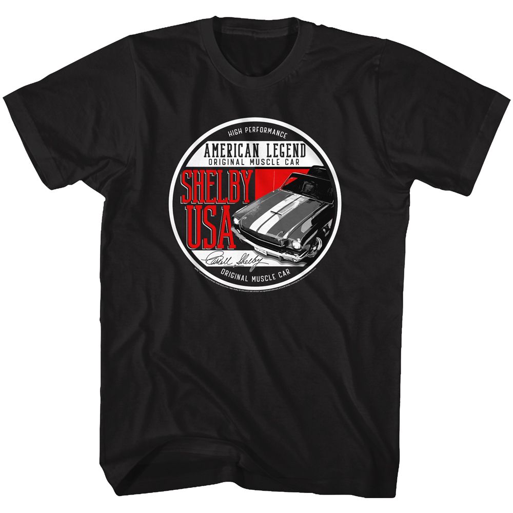 Carroll Shelby - CAR CIRCLE Adult Shirt