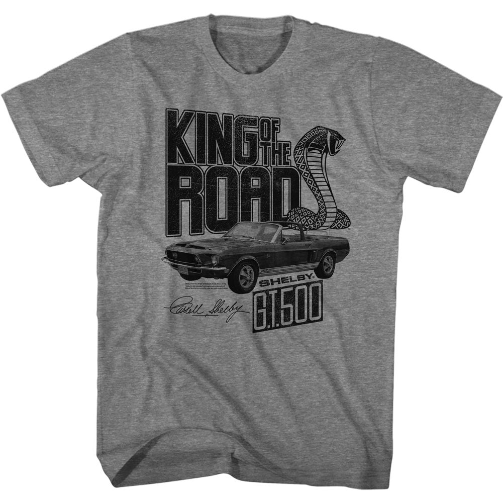Carroll Shelby - KING OF THE ROAD Adult Shirt