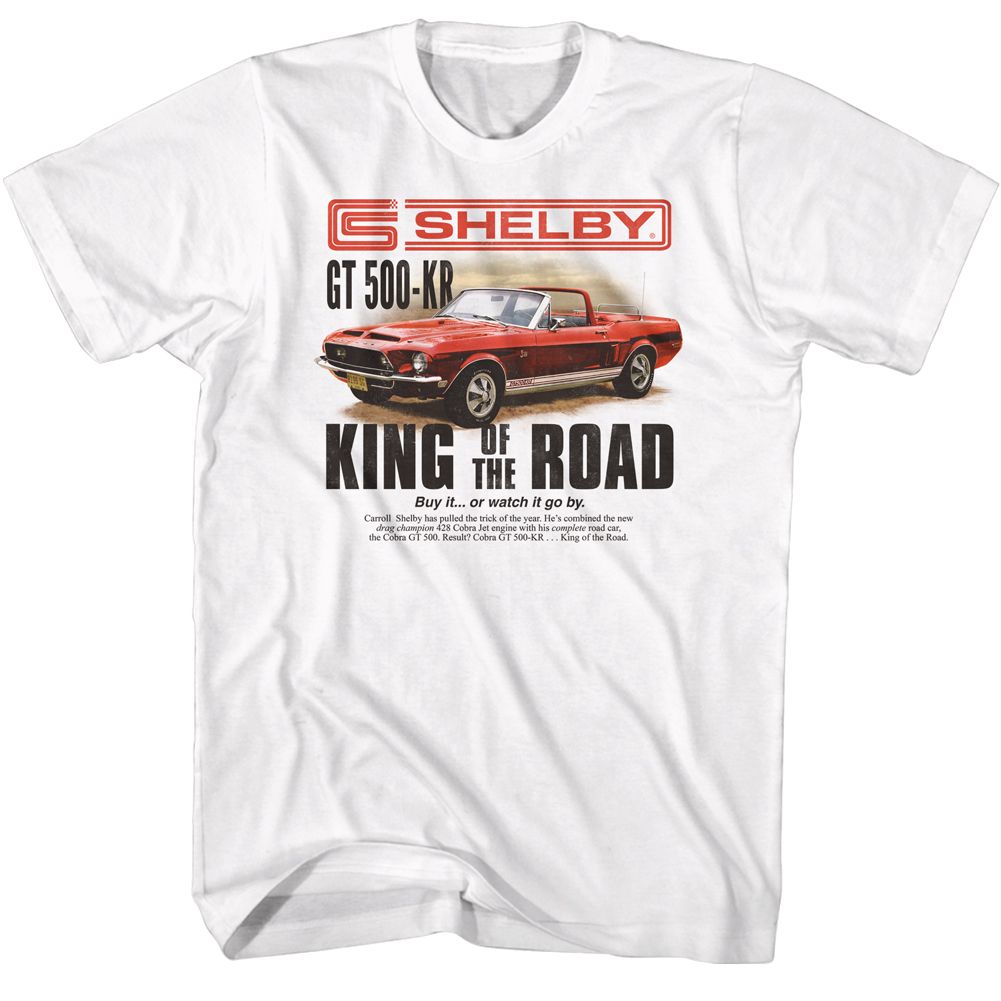 Carroll Shelby - SHELBY-KING MAG AD Adult Shirt