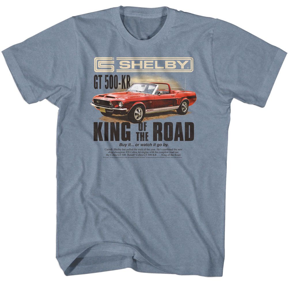 Carroll Shelby - CARROLL SHELBY KING MAG AD 2 Adult Shirt