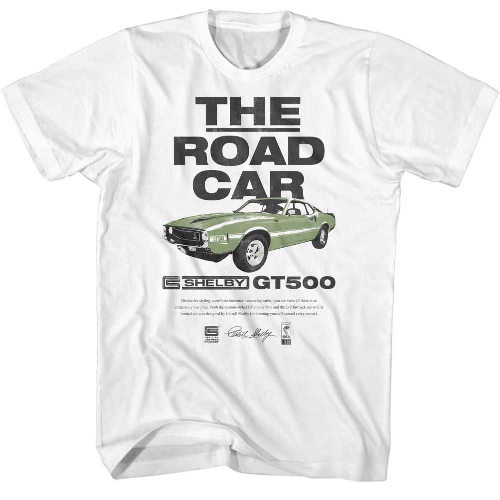 Carroll Shelby - SHELBY-THE ROAD CAR Adult Shirt