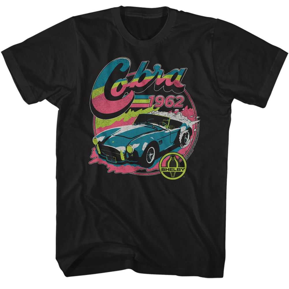 Carroll Shelby - SHELBY COLORFUL 1962 COBRA Adult Shirt