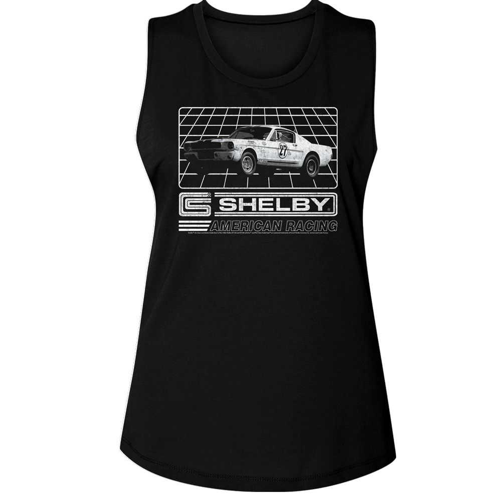 Carroll Shelby - CARROLL SHELBY GRID Adult Shirt