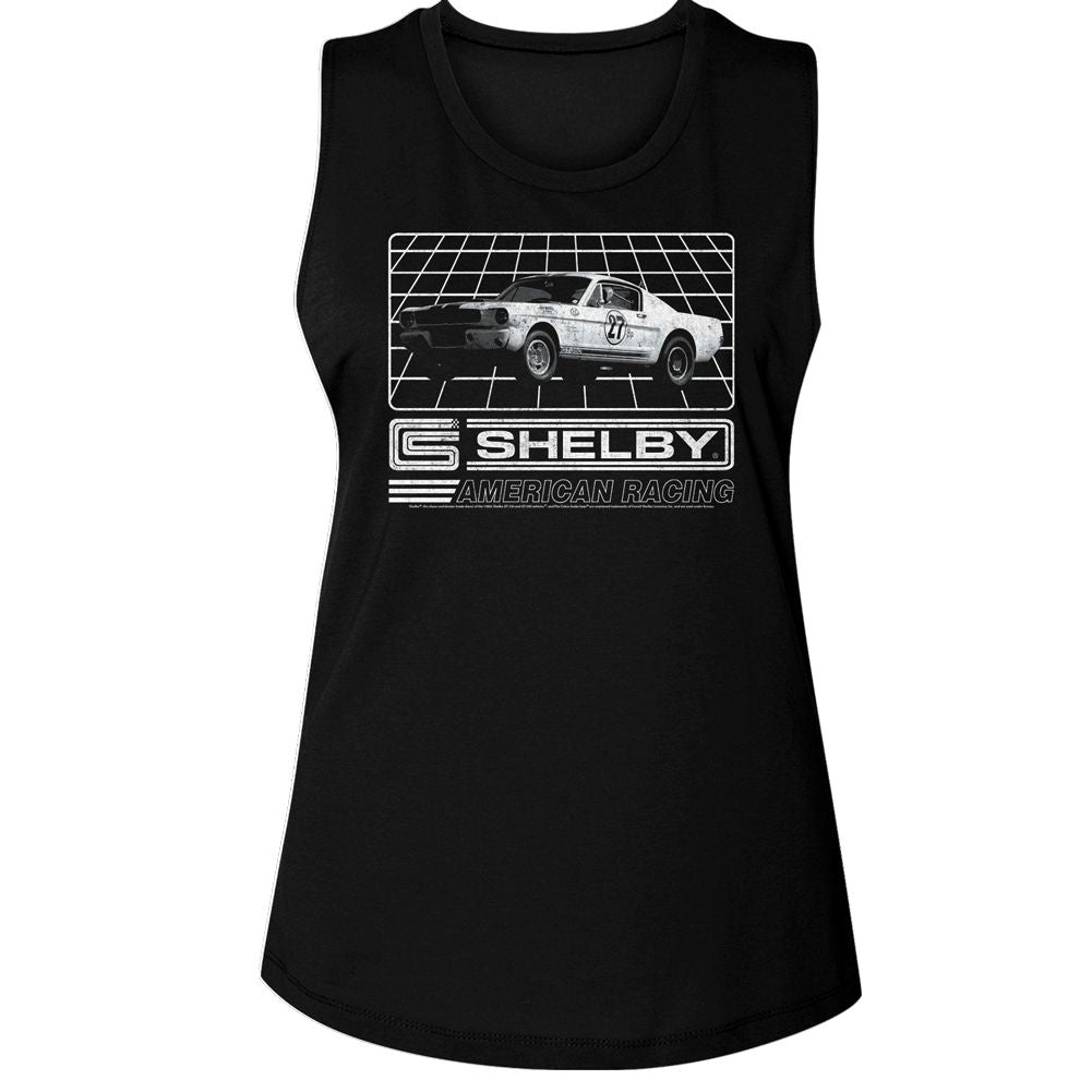 Carroll Shelby - CARROLL SHELBY GRID Adult Shirt