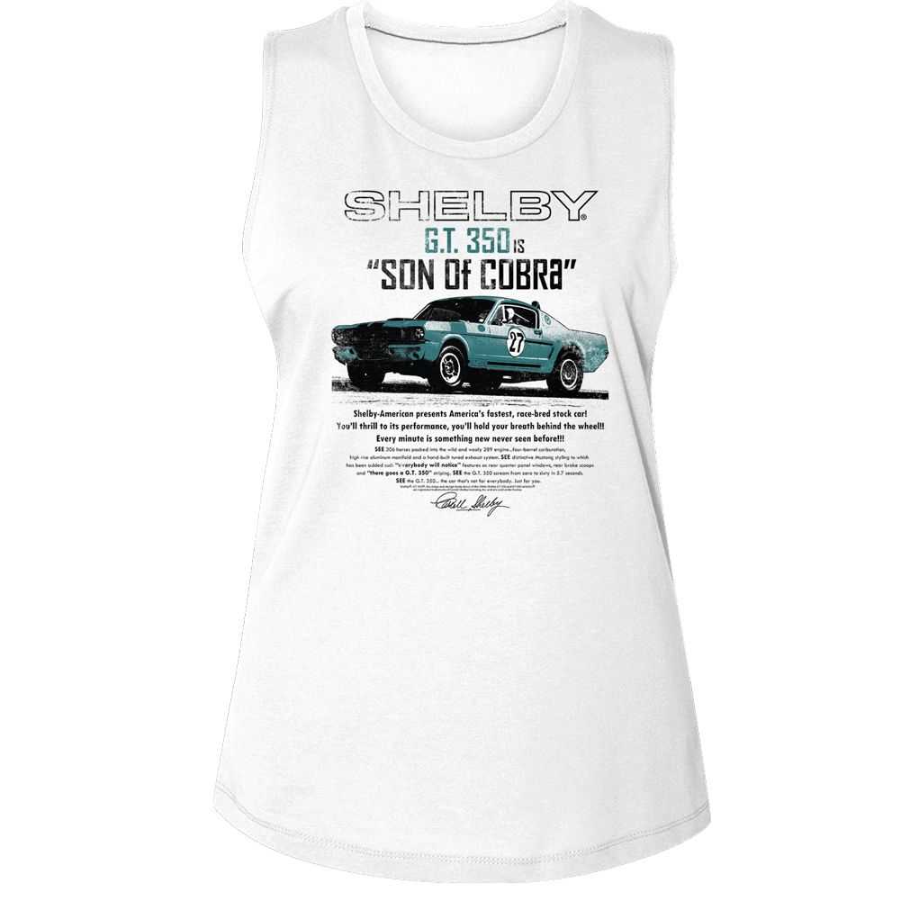 Carroll Shelby - CARROLL SHELBY SON OF COBRA Adult Shirt