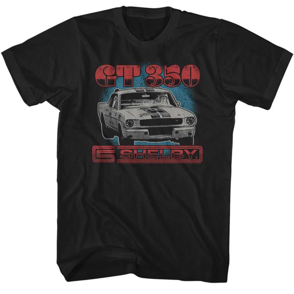 Carroll Shelby - SHELBY TRICOLOR GT350 Adult Shirt