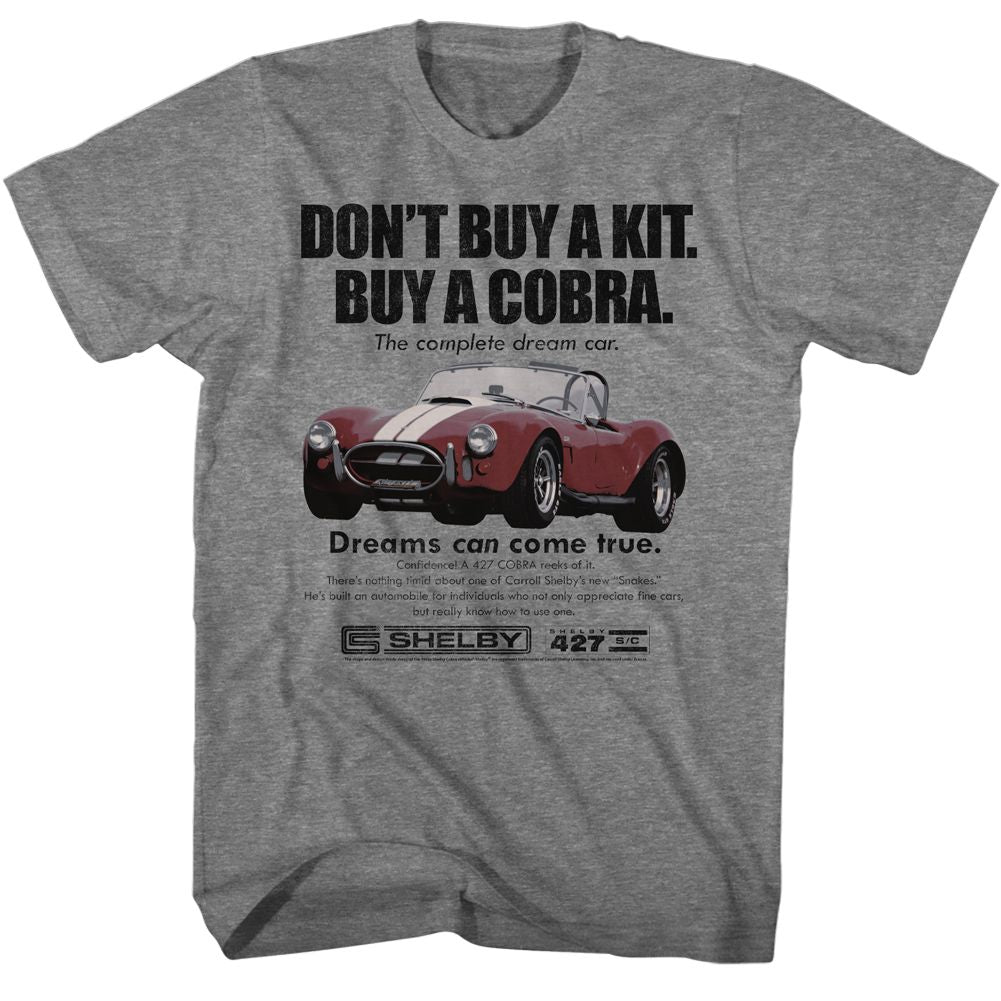 Carroll Shelby - CARROLL SHELBY BUY A COBRA Adult Shirt
