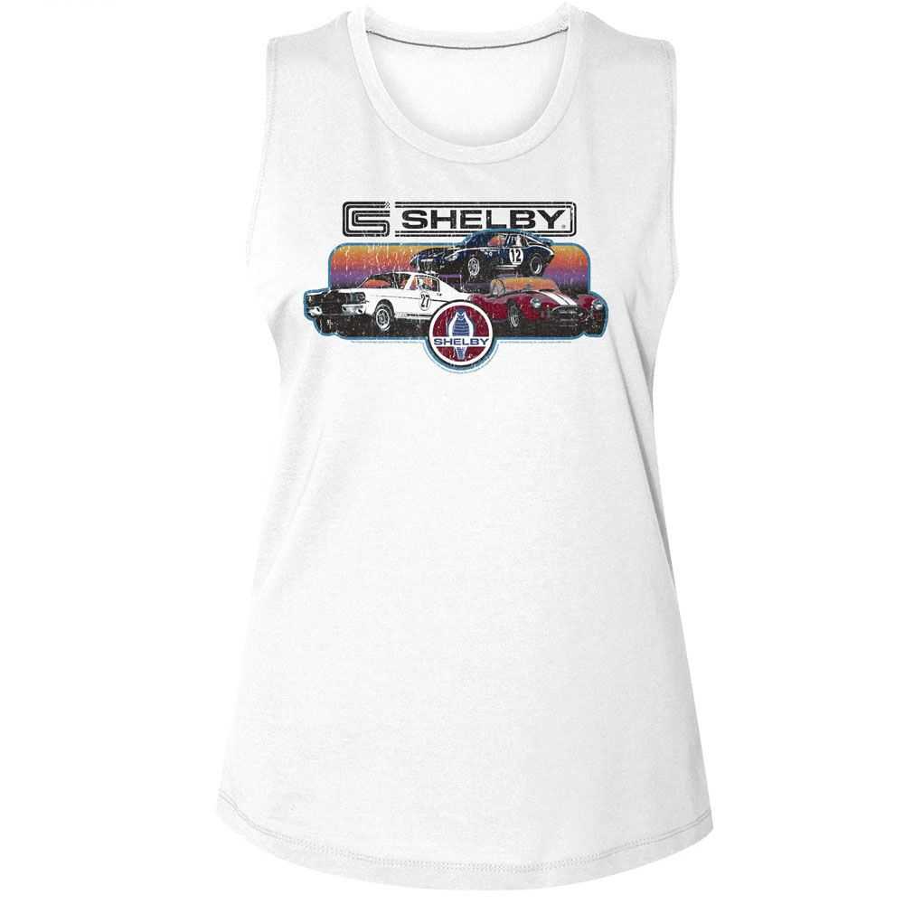 Carroll Shelby - CARROLL SHELBY GRADIENT COLLAGE Adult Shirt