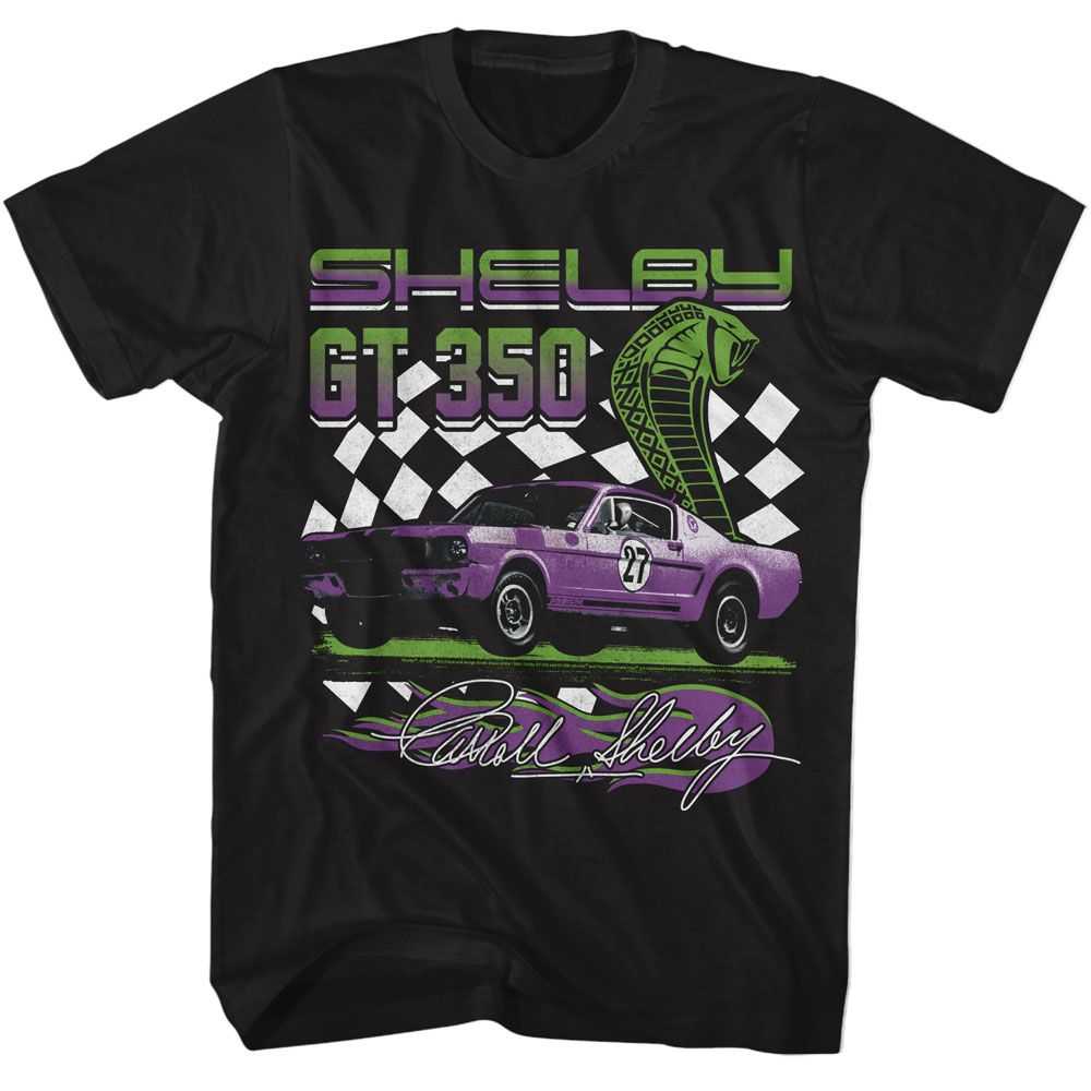 Carroll Shelby - CARROLL SHELBY GT 350 RACING Adult Shirt
