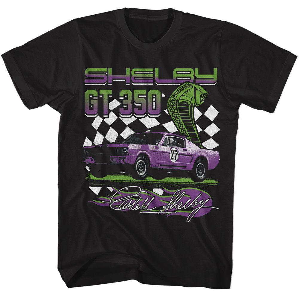 Carroll Shelby - CARROLL SHELBY GT 350 RACING Adult Shirt