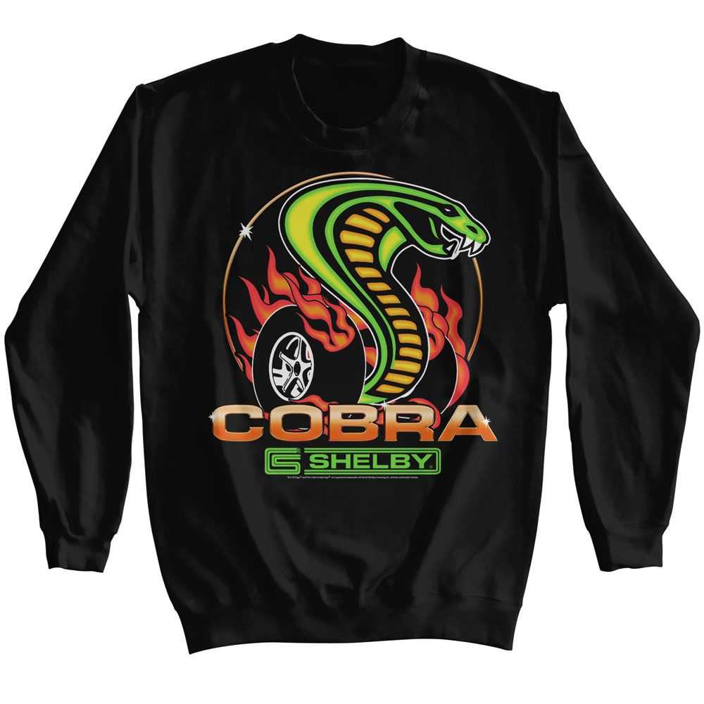 Carroll Shelby - CARROLL SHELBY DRAGON SNAKE BURNOUT Adult Shirt