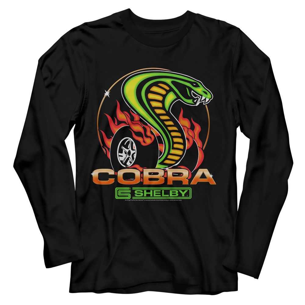 Carroll Shelby - CARROLL SHELBY DRAGON SNAKE BURNOUT Adult Shirt