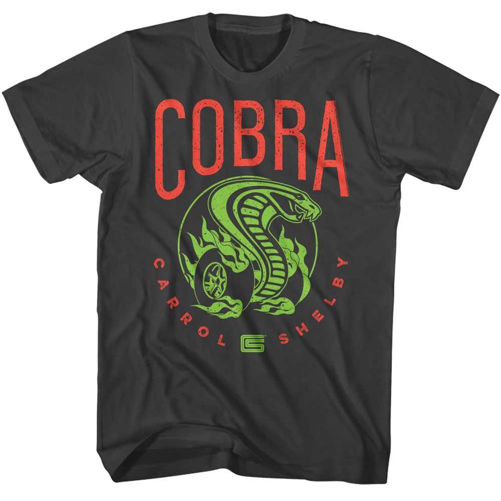 Carroll Shelby - CARROLL SHELBY COBRA BRIGHT COLORS Adult Shirt