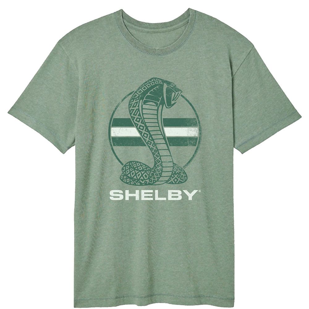 Carroll Shelby - CARROLL SHELBY COBRA CIRCLE STRIPES Adult Shirt