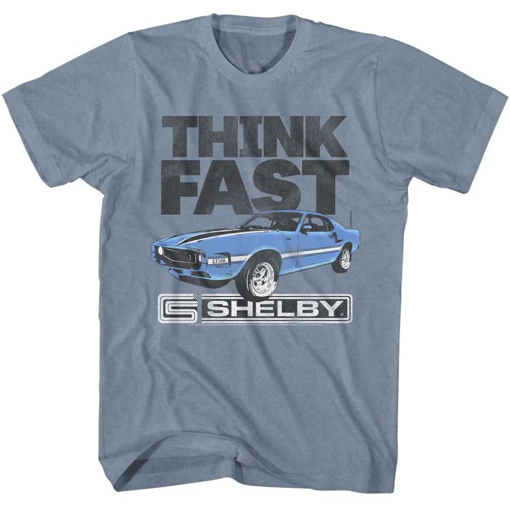 Carroll Shelby - CARROLL SHELBY THINK FAST Adult Shirt