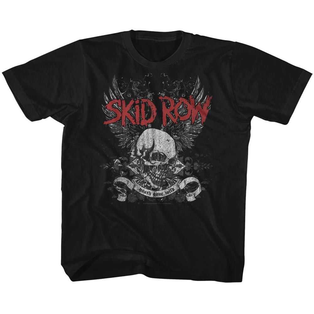 Skid Row - SKUL AND WINGS Youth Shirt