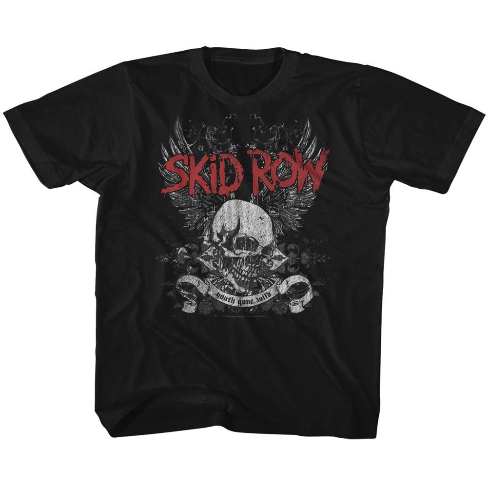 Skid Row - SKUL AND WINGS Youth Shirt