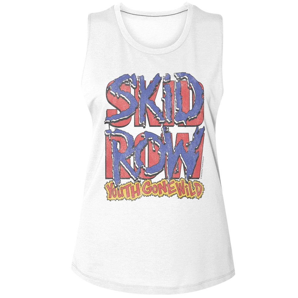 Skid Row - SKID ROW SR LOGO AND YGW Adult Shirt