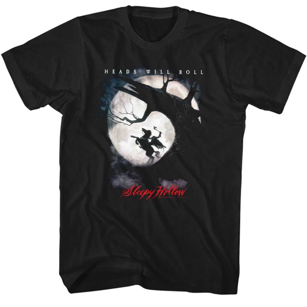 Sleepy Hollow - SLEEPY HOLLOW HEADS WILL ROLL Adult Shirt