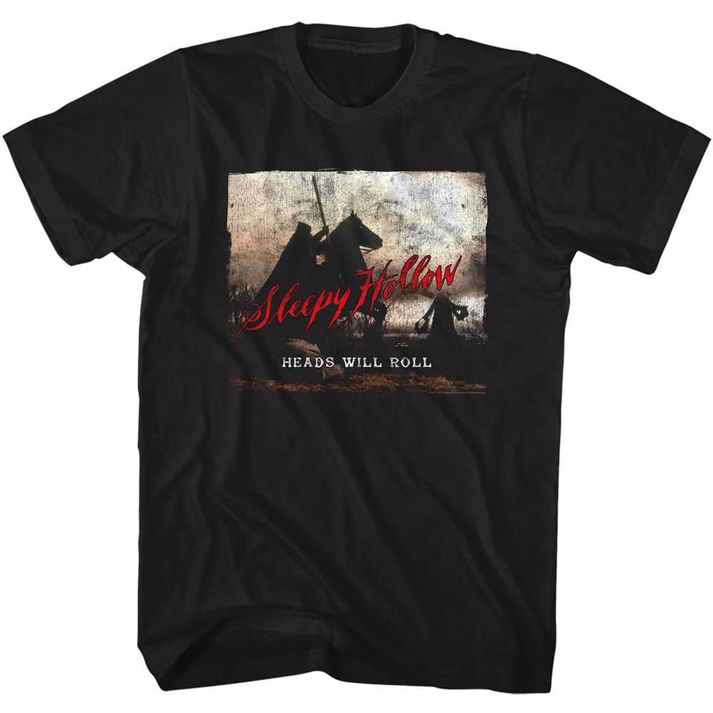 Sleepy Hollow - SLEEPY HOLLOW HEADS WILL ROLL Adult Shirt