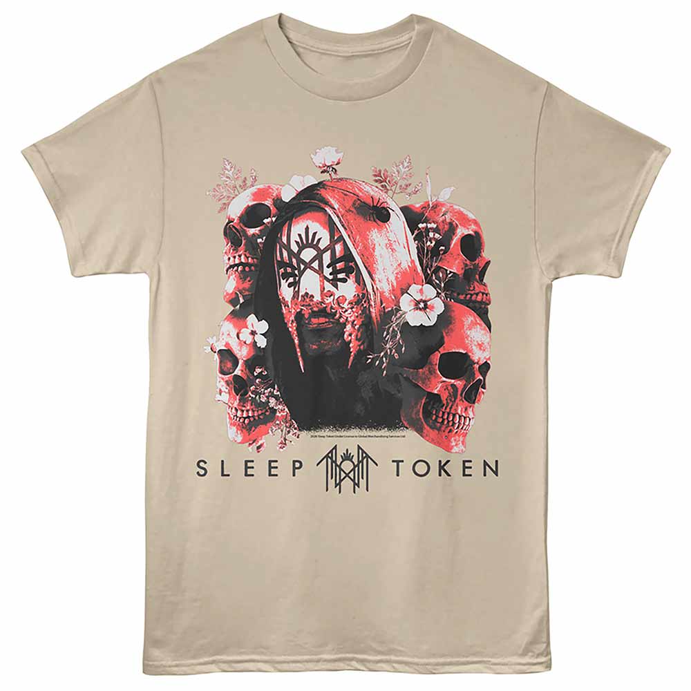 Sleep Token - SLEEP TOKEN SKULLS AND FLOWERS Adult Shirt