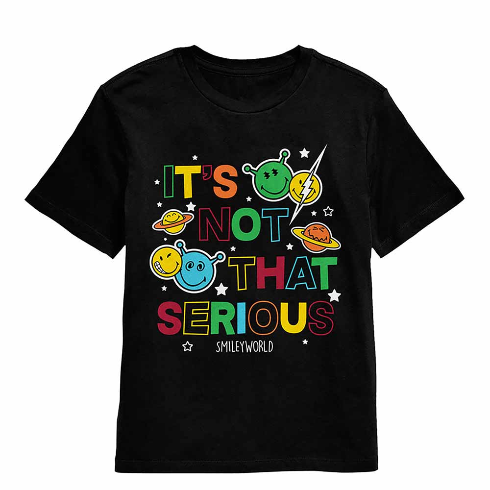 SmileyWorld - SMILEYWORLD NOT SERIOUS SPACE Youth Shirt
