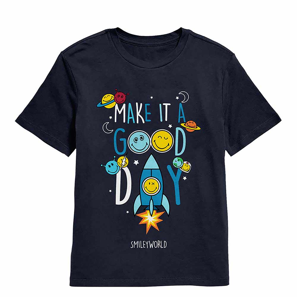 SmileyWorld - SMILEYWORLD GOOD DAY SPACE Youth Shirt