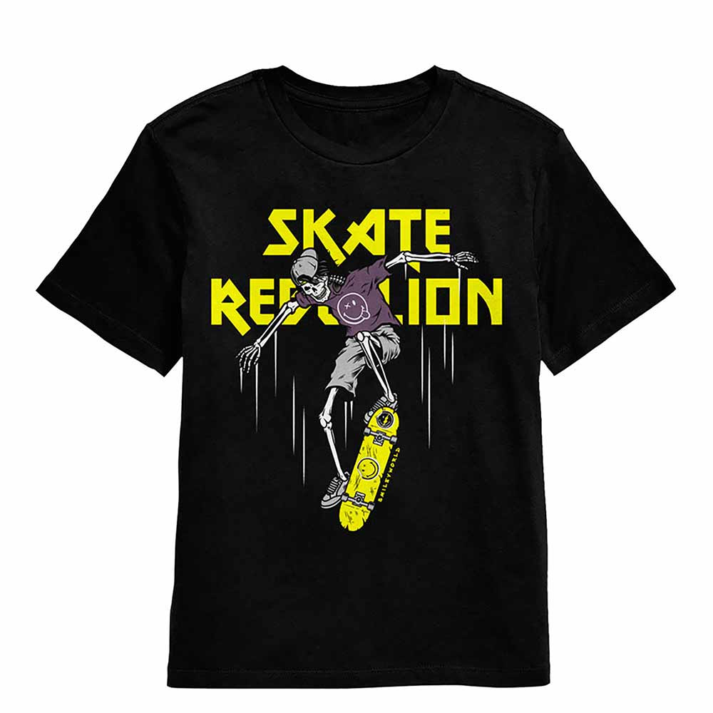 SmileyWorld - SMILEYWORLD SKATE REBELLION 2 Youth Shirt
