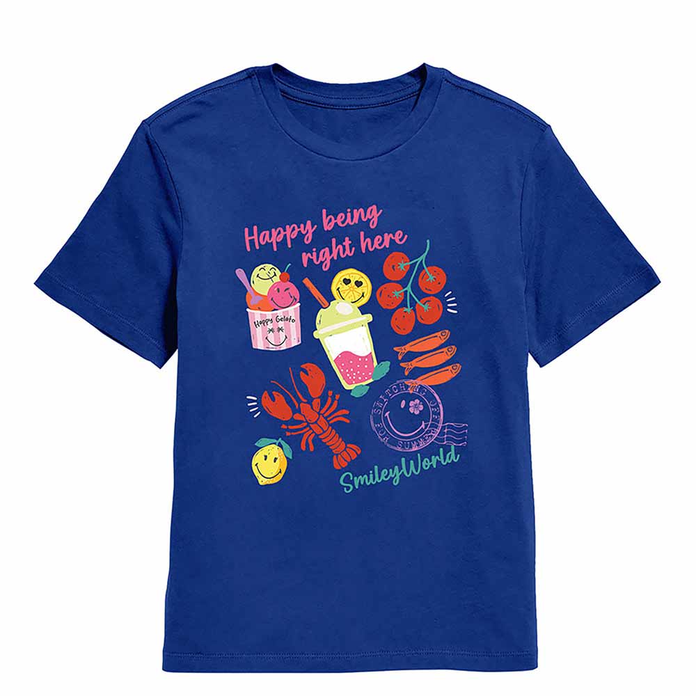 SmileyWorld - SMILEYWORLD TRAVEL STAMPS Youth Shirt