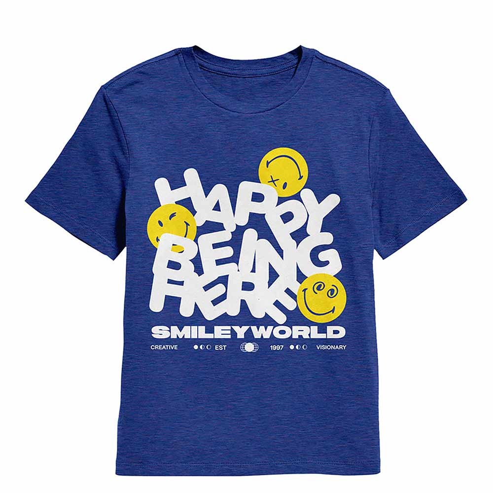 SmileyWorld - SMILEYWORLD HAPPY BEING HERE Youth Shirt