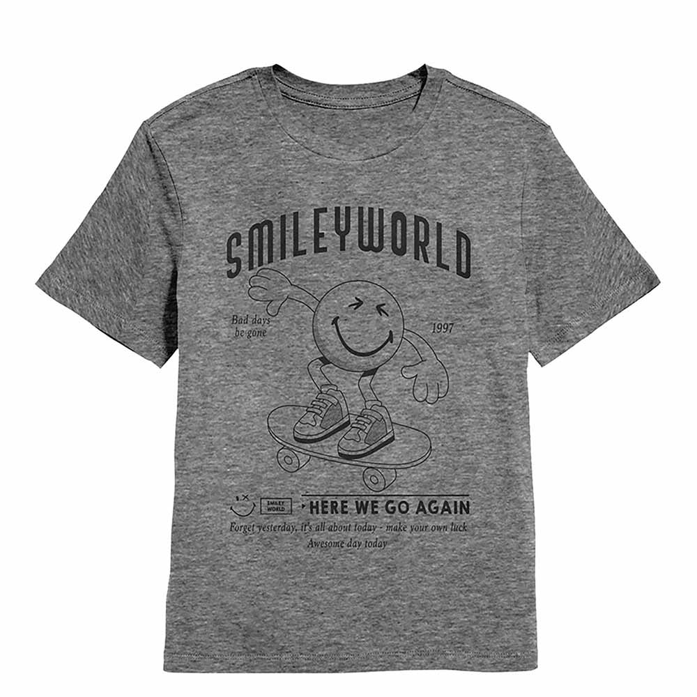SmileyWorld - SMILEYWORLD HERE WE GO AGAIN Youth Shirt